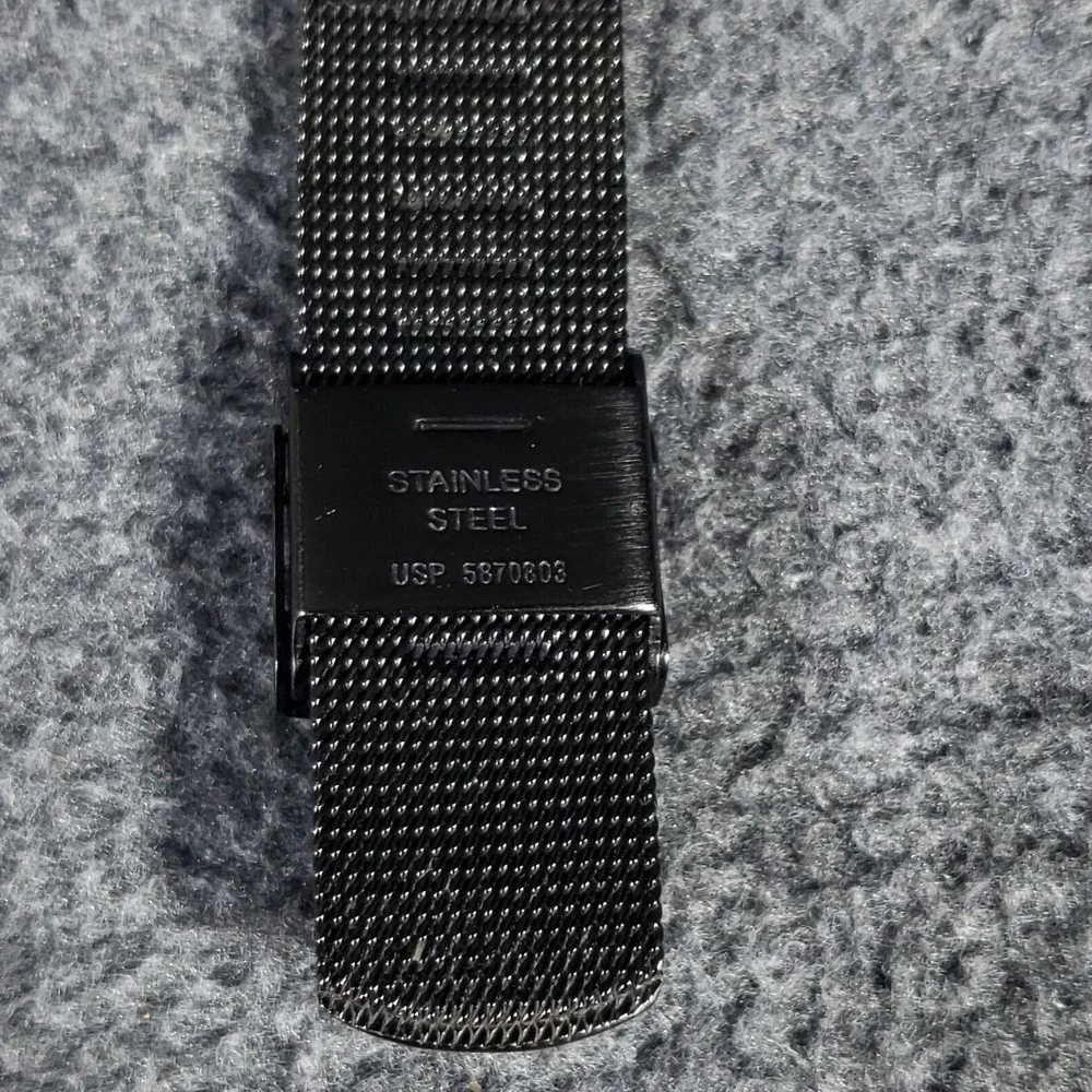 Skagen Ladies Watch‎ Titanium Black Dial Mesh Stainless Steel Band  233STMB